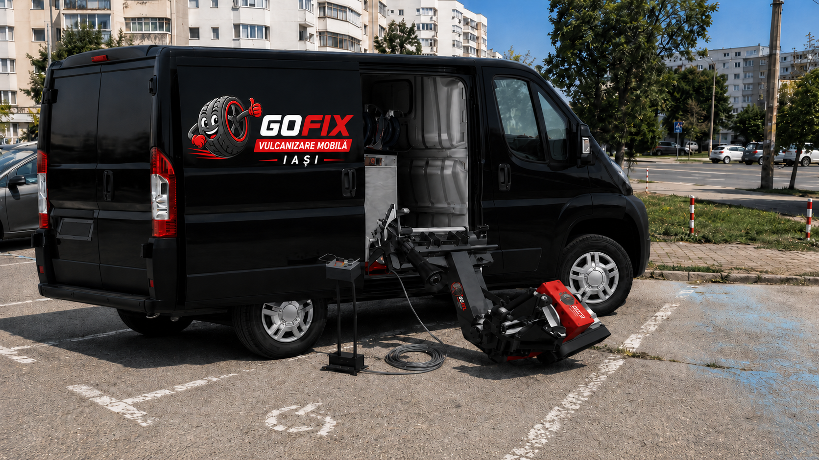 Autospecială GoFix pe drum